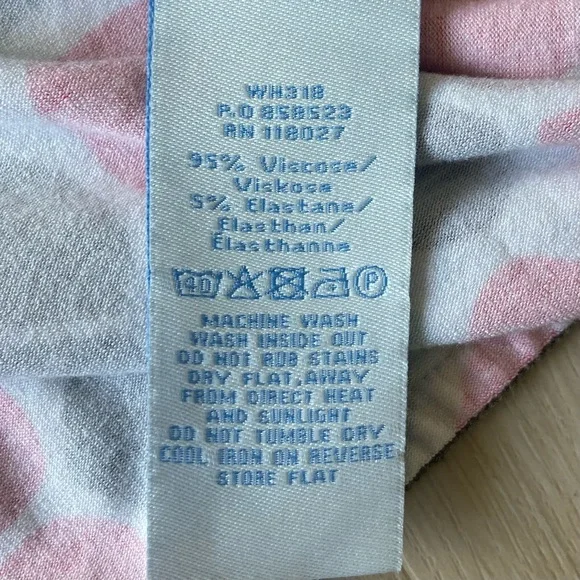 Boden Kimono Sleeve V Neck Midi Dress Abstract Floral size US 4R - Picture 7 of 7